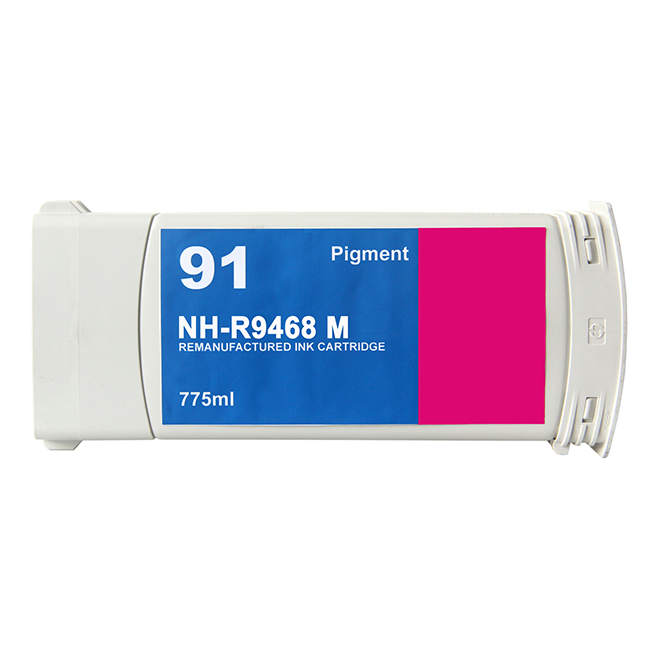 Premium Quality Magenta Inkjet Cartridge compatible with HP C9468A (HP 91)