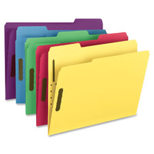Smead WaterShed/CutLess Fastener Color Folders