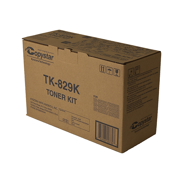 Copystar 1T02FZ0CS0 (TK-829K) Black OEM Toner Cartridge