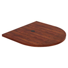 Lorell Prominence Cherry Laminate Oval Tabletop