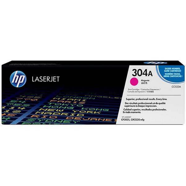 HP CC533A (HP 304A) Magenta OEM Toner Cartridge