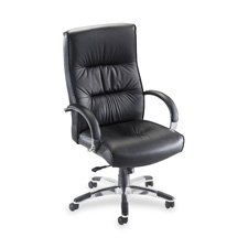 Lorell Bridgemill Leather Exec. High-back Chair