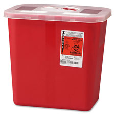 Covidien Sharps 2 Gallon Container w/ Rotor Lid