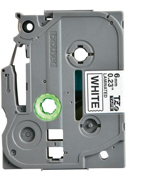 Premium Quality Black on White P-Touch Label Tape compatible with Brother TZe-211 (TZ-211)
