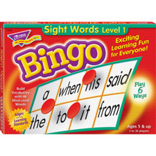 Trend Sight Words Bingo Game