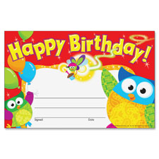 Trend Happy Birthday Owl-Stars Recognition Awards