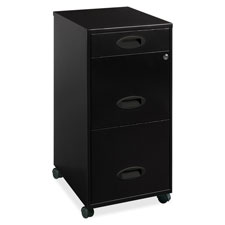 Lorell SOHO 18" 3-drawer File Cabinet