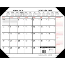 At-A-Glance 2-color Print Recycled Desk Pad