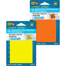 Redi-Tag SeeNote Stickies Neon Transparent Notes