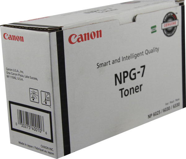 Canon 1377A002AA (NPG-7) Black OEM Copier Toner