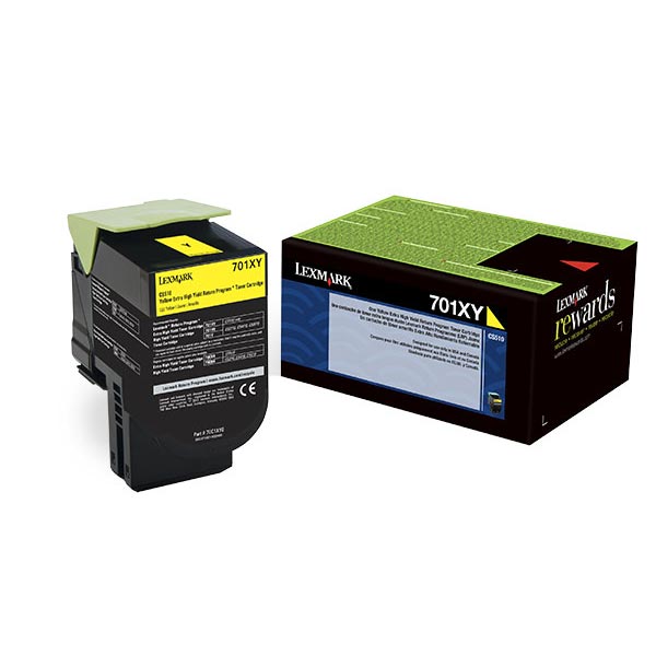 Lexmark 70C1XY0 (Lexmark #701XY) Black OEM Toner Cartridge