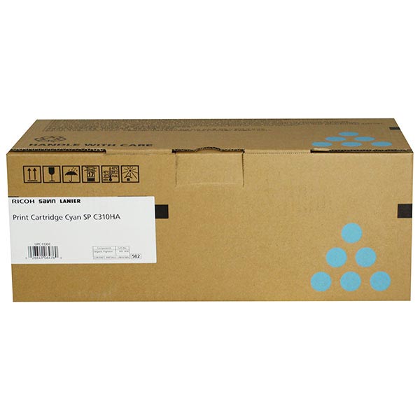 Ricoh 406476 (Type SPC310HA) Cyan OEM Toner Cartridge