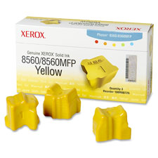 108R00725 SOLID INK STICK, 3400 PAGE-YIELD, YELLOW, 3/BOX