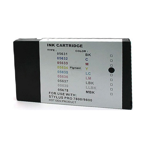 Premium Quality Yellow Pigment Inkjet Cartridge compatible with Epson T563400