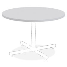 Lorell Hospitality Table Light Gray Round Tabletop