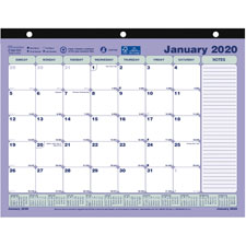 Rediform 3-hole Contemporary Monthly Desk Pad