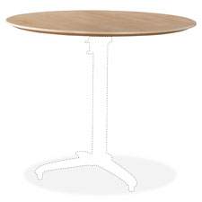 Lorell Foldable Hospitality Table Maple Tabletop