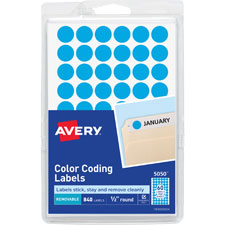 Avery Removable Color Coding Labels