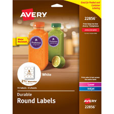 Avery Durable Round Labels