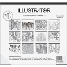 Aurora Prod. Illustrator City Block DeskPad Refill