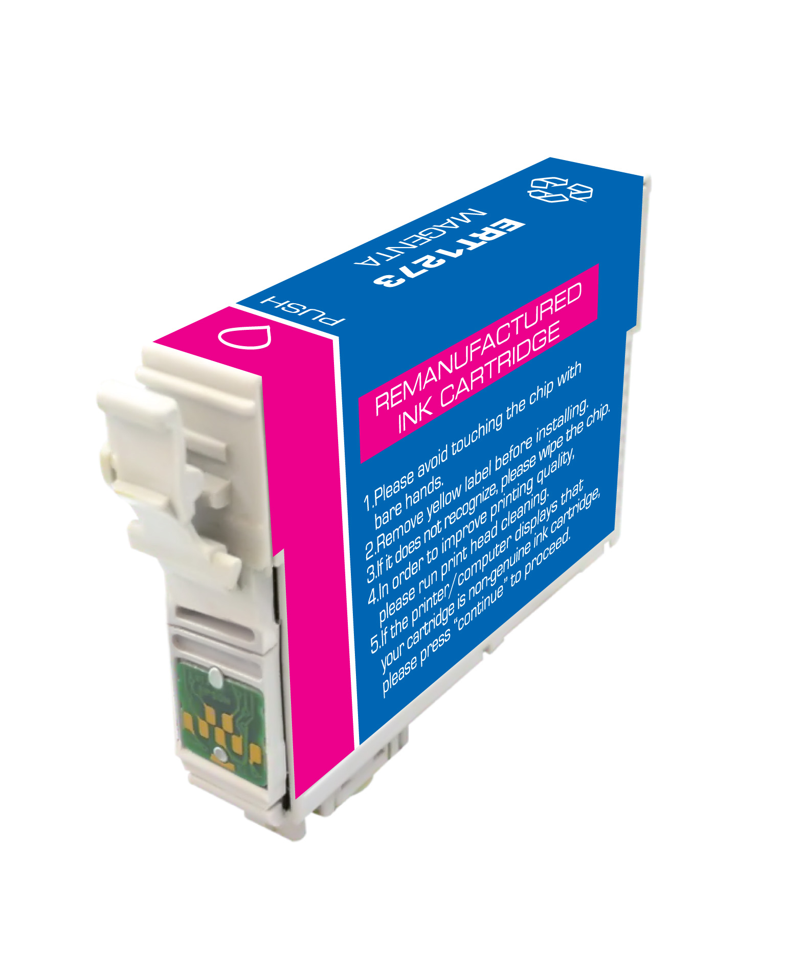Premium Quality Magenta Inkjet Cartridge compatible with Epson T127320 (Epson 127)
