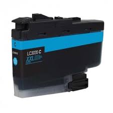 Premium Quality Cyan Ultra High Yield Inkjet Cartridge compatible with Brother LC-3035C