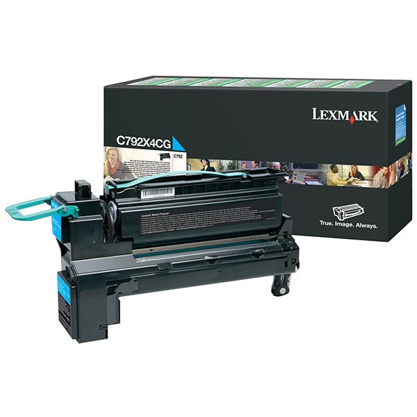 Lexmark C792X4CG Cyan OEM Extra High Yield Toner