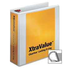 Cardinal Xtravalue Clearvue Locking D-Ring Binders