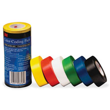 3M Vinyl Tape 764 Color-coding Pack
