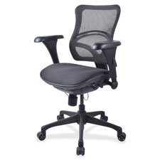 Lorell Mid-back Adjustable Seat Chair