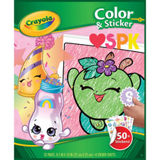 Crayola Shopkins Color/Sticker Book