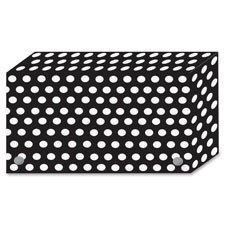 Ashley Prod. B/W Dots Design Index Card Holder