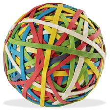 Rubber band Ball, 275/Ball, Assorted Colors