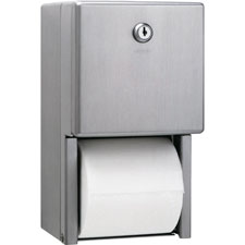 Bobrick Washrm. 2-roll Bath Tissue Steel Dispenser