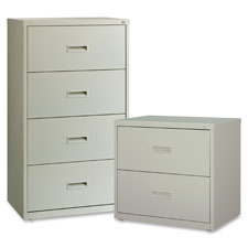 Lorell Commercial-grade 30" Gray Lateral File