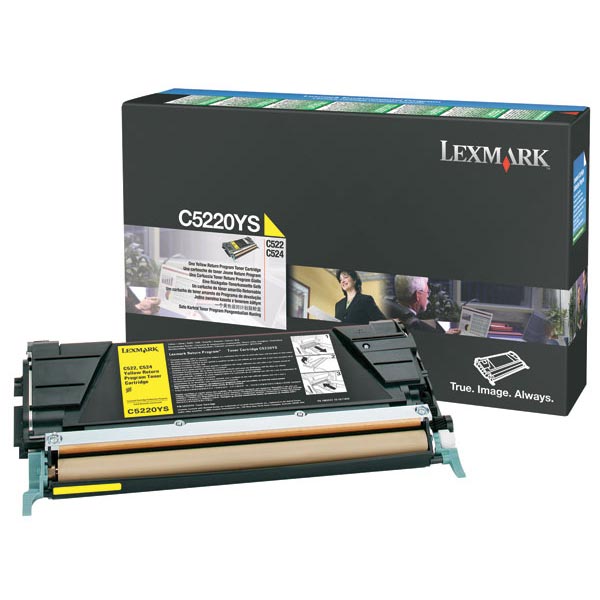 Lexmark C5220YS Yellow OEM Toner Cartridge