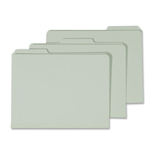 SKILCRAFT 1/3-cut Heavy-duty Pressbrd File Folders