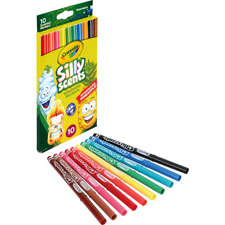 Crayola Silly Scents Slim Scented Washable Markers