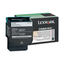 C540A1KG RETURN PROGRAM TONER, 1000 PAGE-YIELD, BLACK