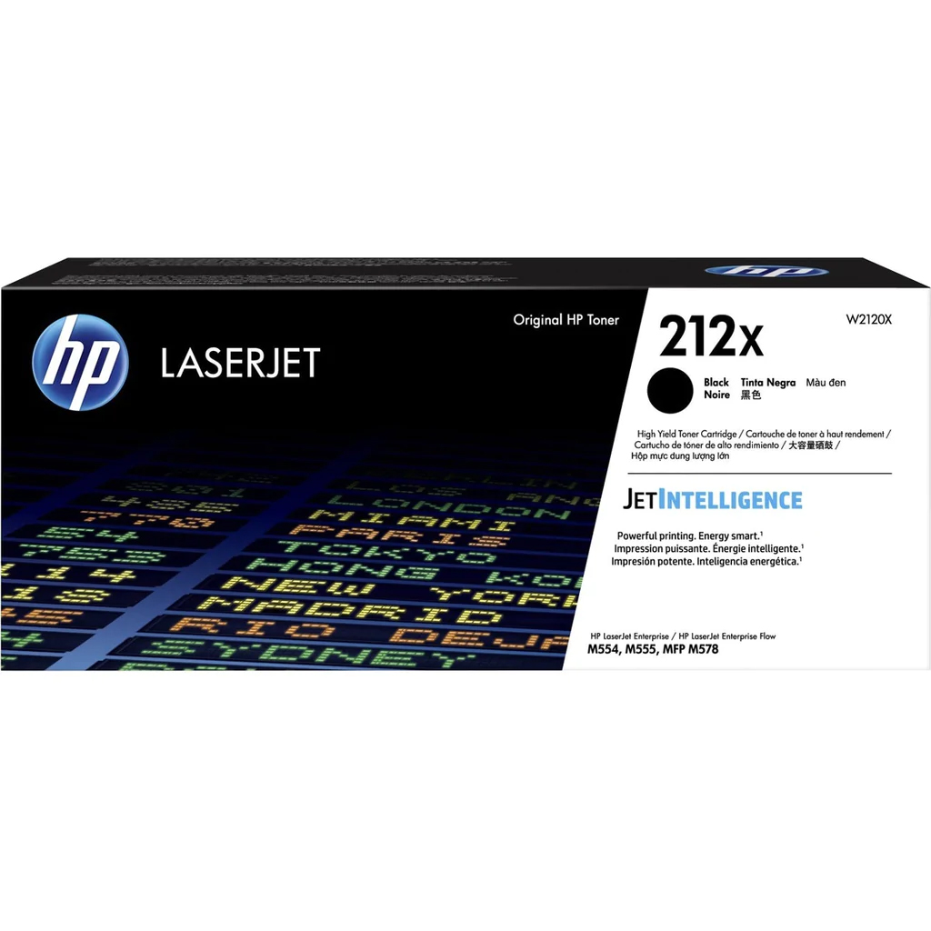 HP W2120X (HP 212X) OEM High Yield Black Toner Cartridge