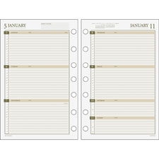 Day Runner Weekly Planner Loose-leaf Refill