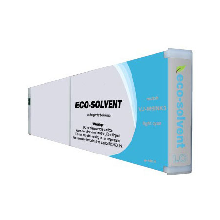 Premium Quality Light Cyan Eco-Ultra Ink compatible with Mutoh VJ-MSINK3 LC-440
