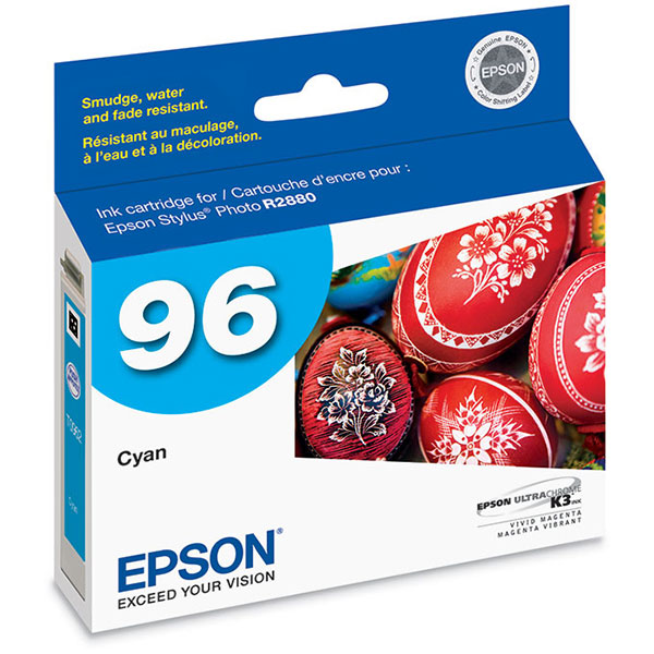 Epson T096220 (Epson 96) Cyan OEM Inkjet Cartridge