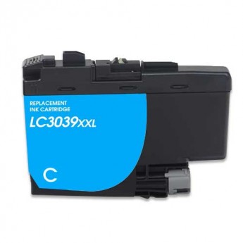 Premium Quality Cyan Ultra High Yield Inkjet Cartridge compatible with Brother LC-3039C