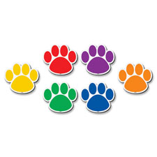 Teacher Created Res. Paw Prints Magnetic Accents