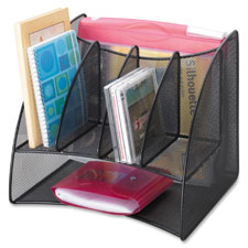 Safco Onyx Mesh Corner Organizer