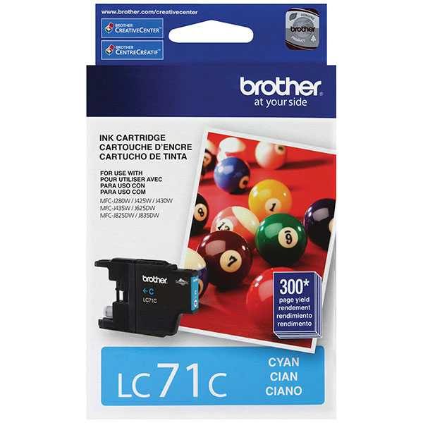 Brother LC-71C Cyan OEM Ink Cartridge