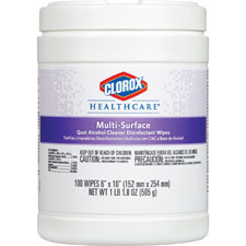 Clorox Quat Alcohol Cleaner Disinfectant Wipes