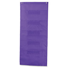 Carson File Folder Storage Purple 5-Pocket Chart