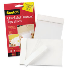 3M Scotch Clear Label Protection Tape Sheets